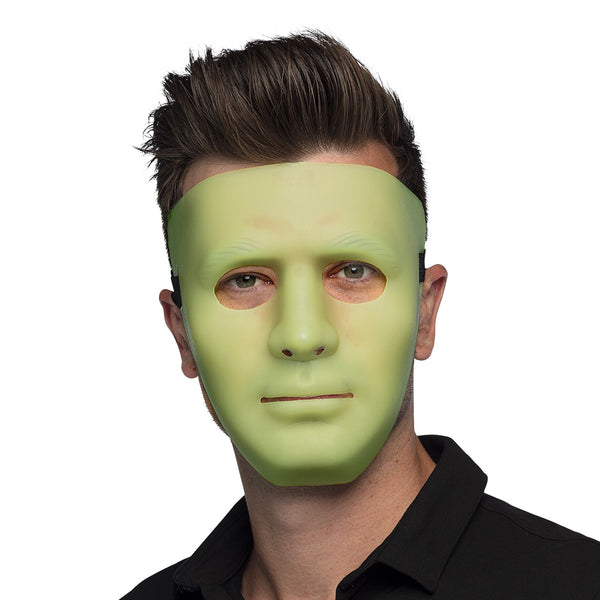 Glow in the Dark Theatre Mime Face Mask - image 1