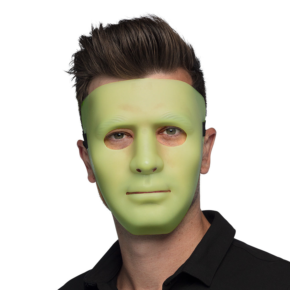 Glow in the Dark Theatre Mime Face Mask - image 1