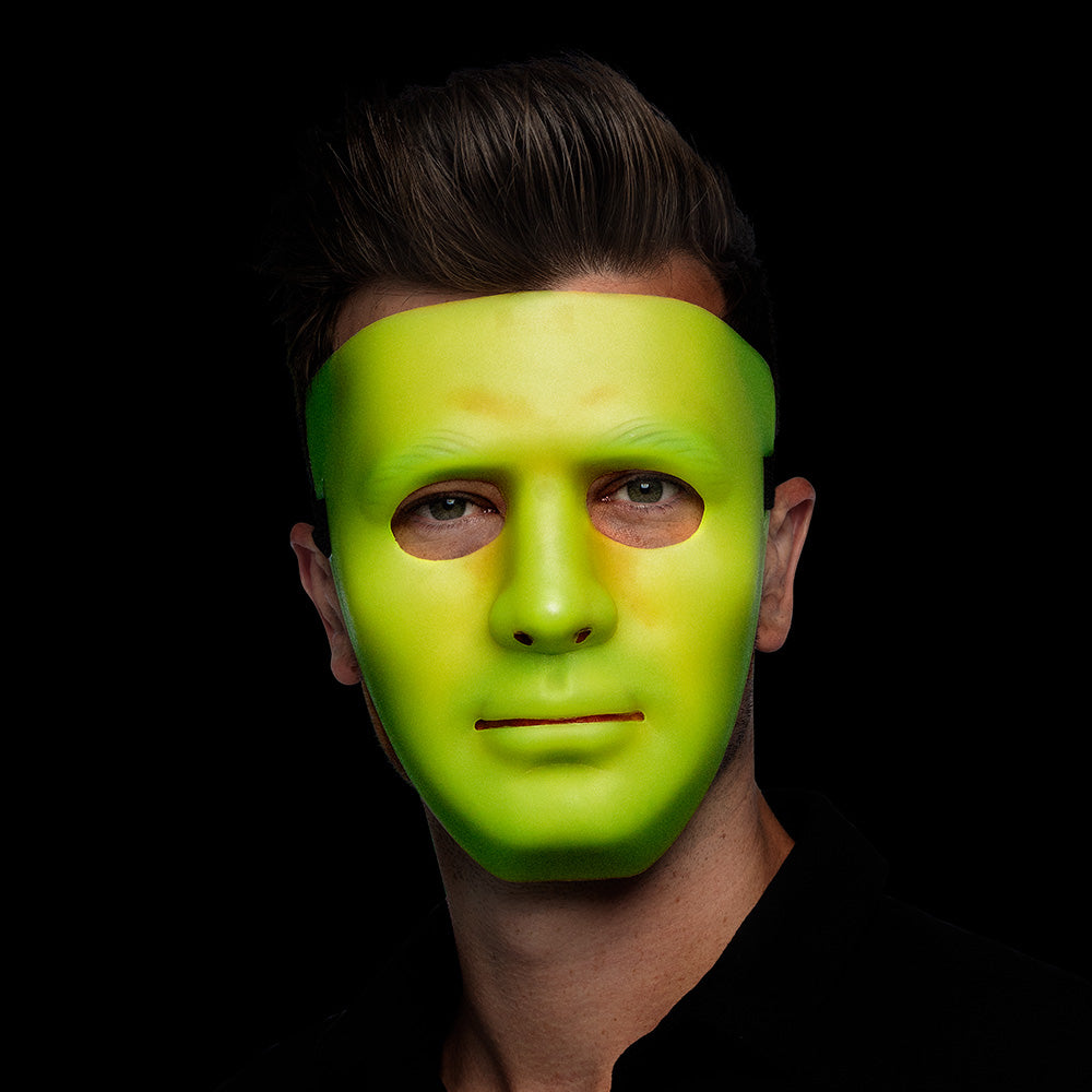 Glow in the Dark Theatre Mime Face Mask - image 2