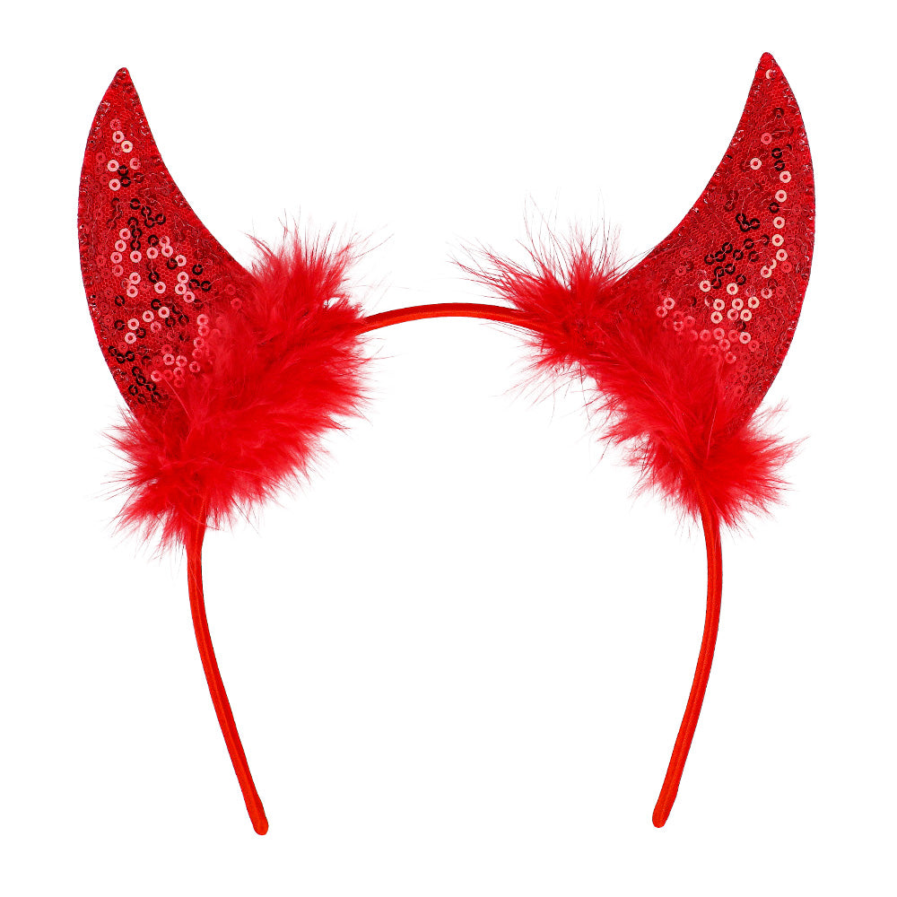 Red Demon Devil Horns Tiara - image 2