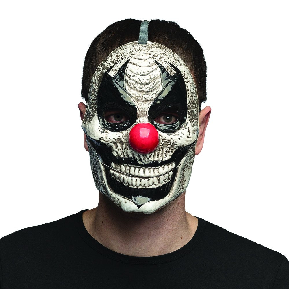 Horrible Clown Face Mask with Movable Jaw