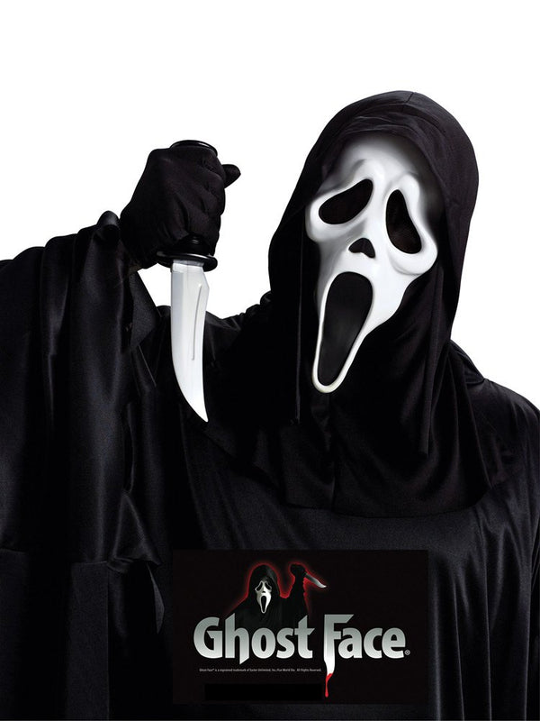 Ghost Face Mask with Knife Set