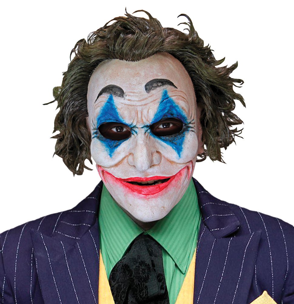 Crazy Jack Clown Overhead Mask