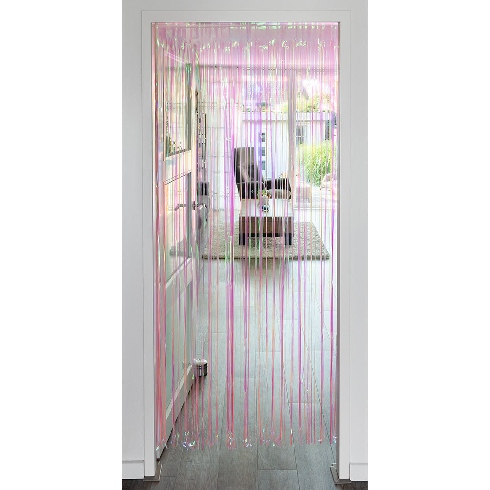 Iridescent Light Pink Foil Curtain - image 2