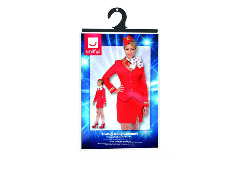 Trolley Dolly Air Hostess Costume - image 4