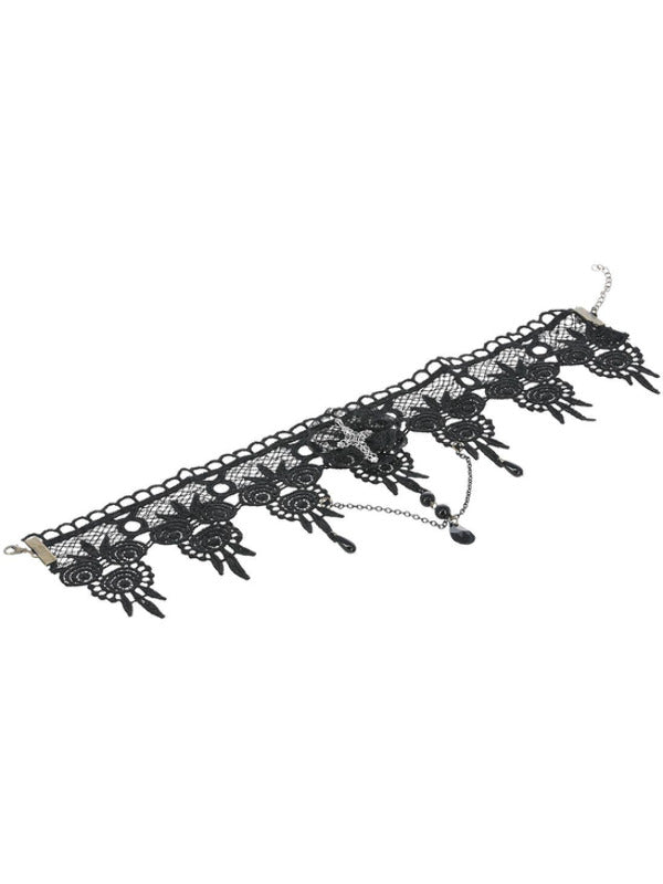 Black Gothic Lace Choker - image 2