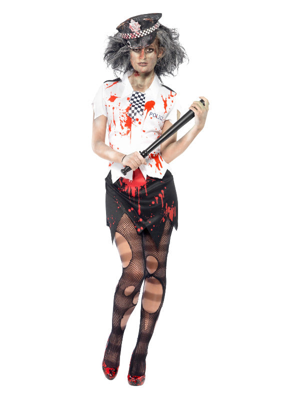 Zombie Police Woman Costume - image 2