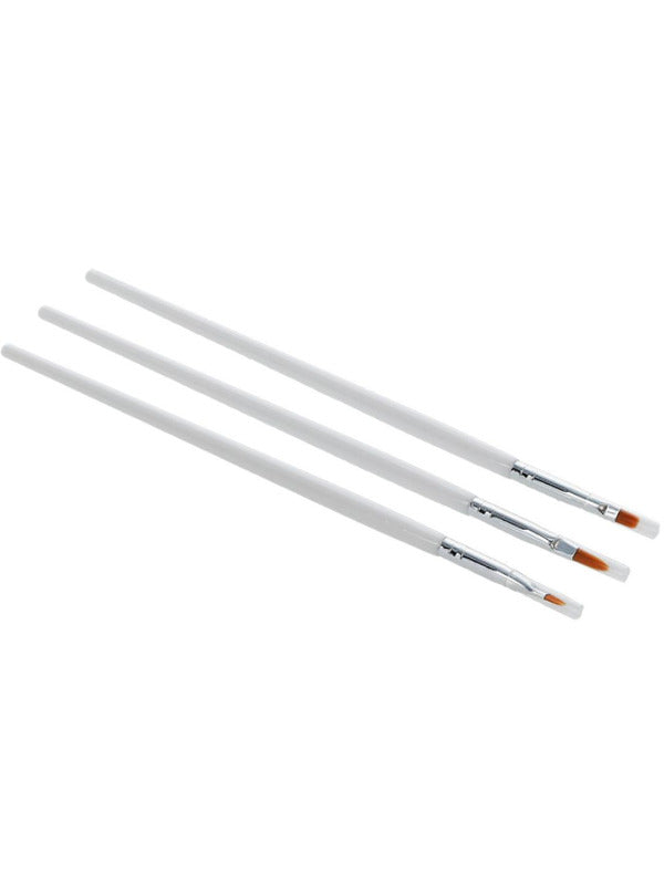 Smiffys Make-Up FX White Cosmetic Brush Set - image 3