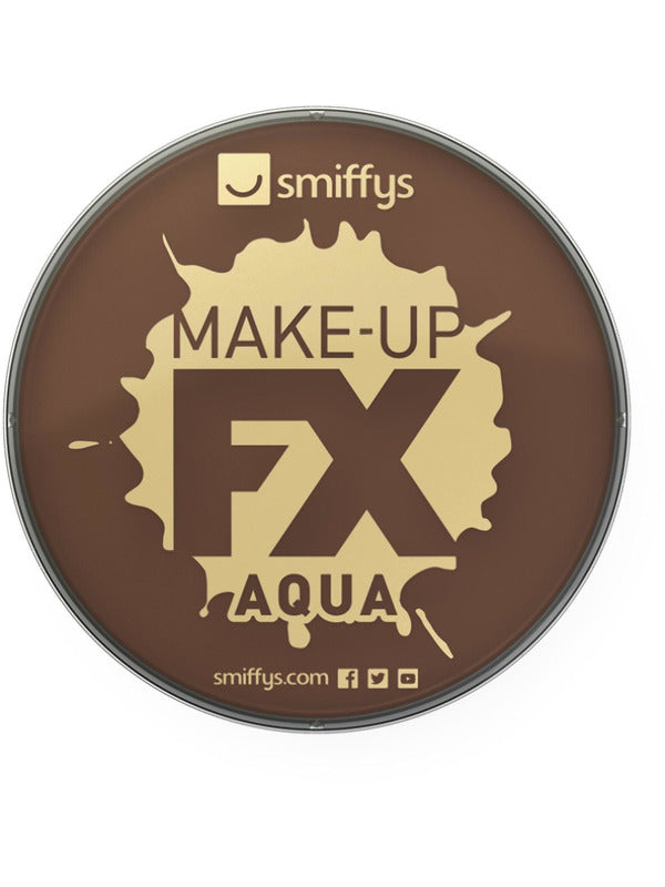 Smiffys FX Aqua Dark Brown Facepaint - image 1