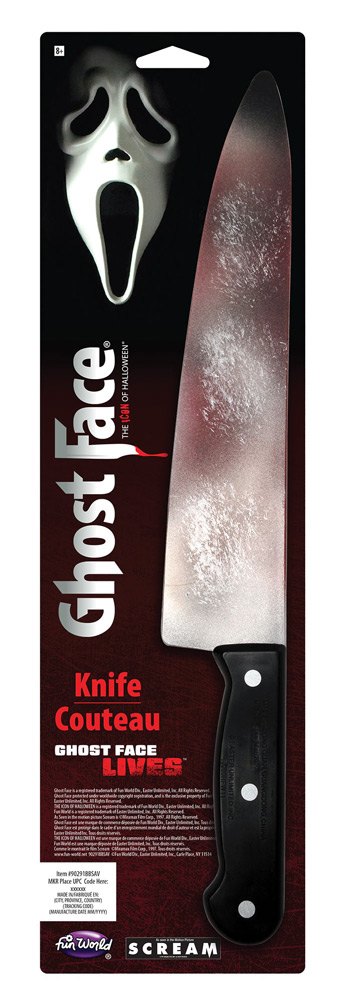 Ghost Face® Bloody Butcher Knife (38cm)