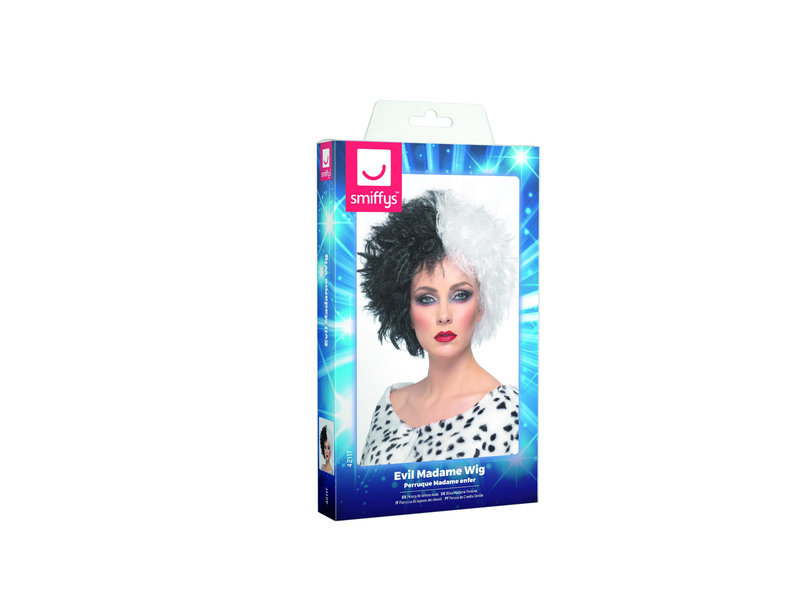 Black and White Evil Madame Wig - image 2