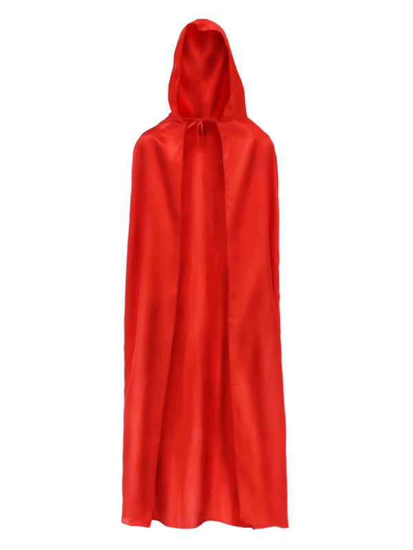 Red Satin Hooded Cape - image 5