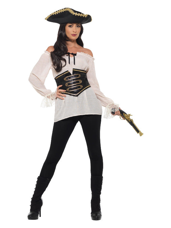 Deluxe Female Pirate Shirt - image 1