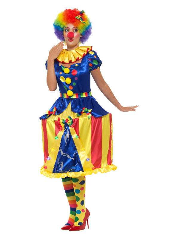 Deluxe Light Up Carousel Clown Costume - image 2