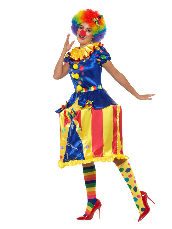 Deluxe Light Up Carousel Clown Costume - image 5