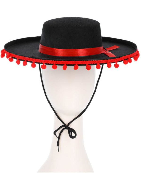 Day of the dead Senor Hat, Black and Red - image 2