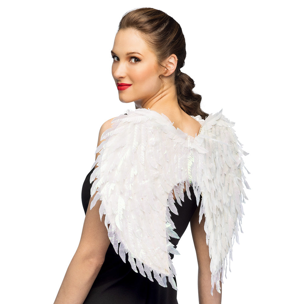 Glam White Angel Wings - image 1