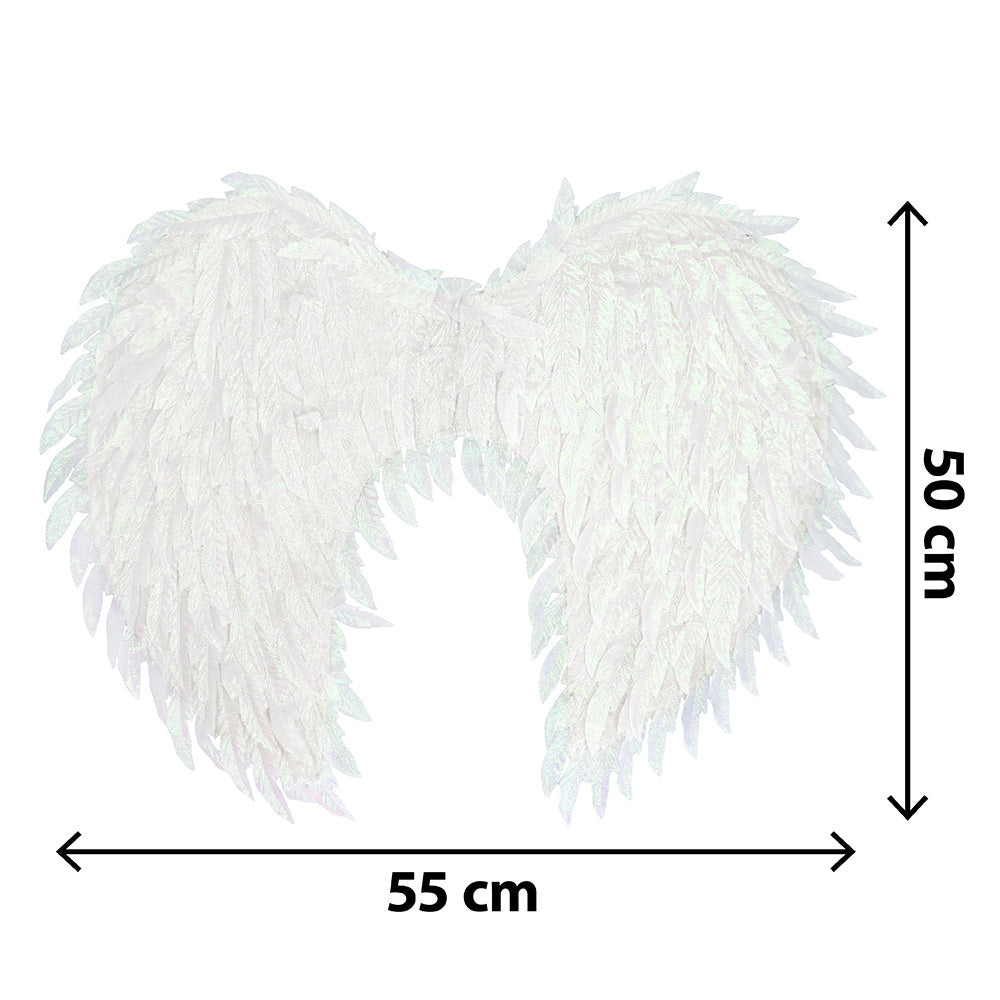 Glam White Angel Wings - image 2