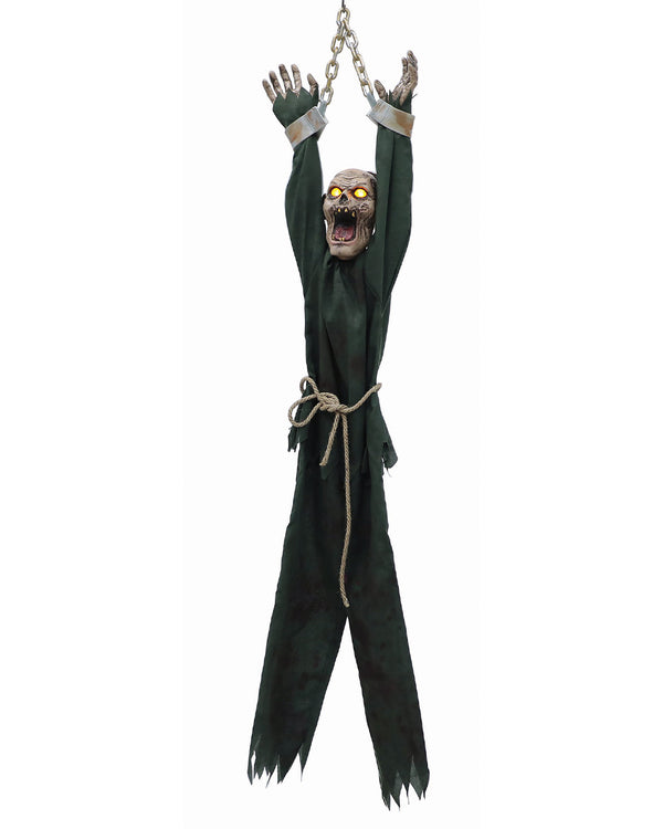 Writhing Zombie Hanging Shaking Figure - image 1