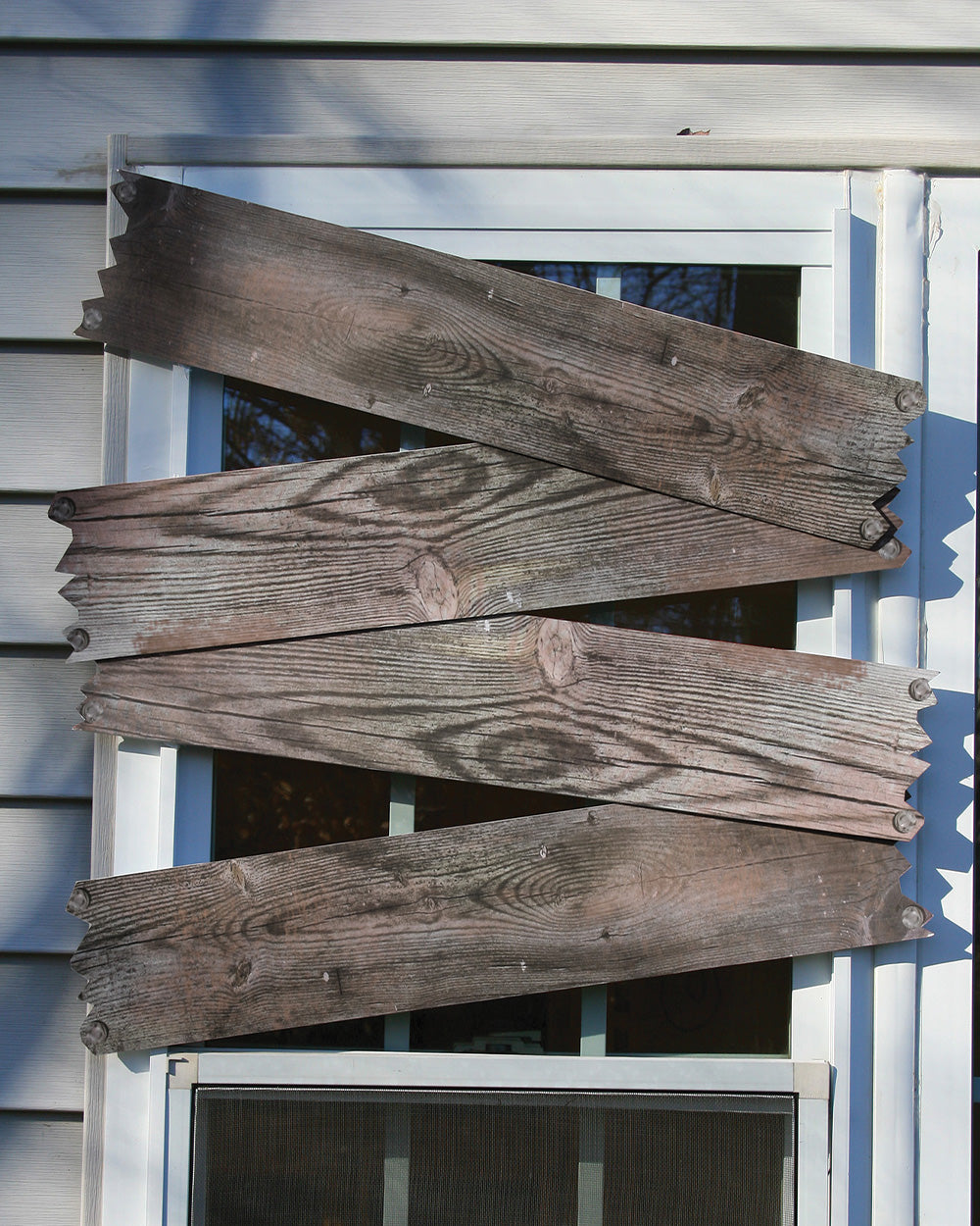 Haunted Window Boards Wood