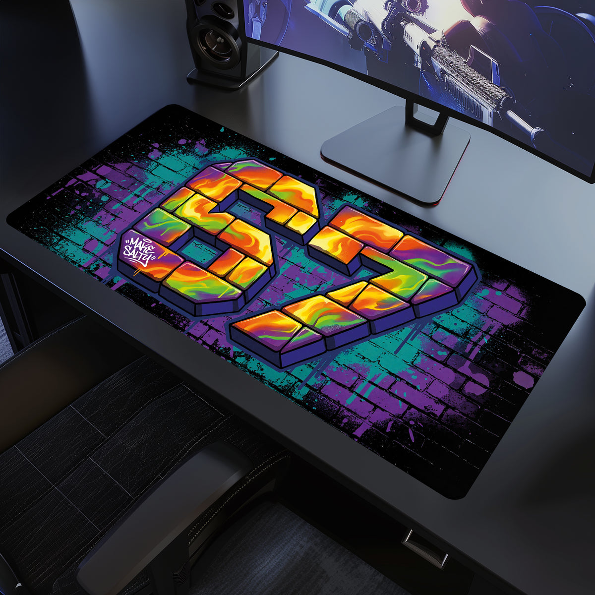 67 Six Seven Desk Pad Mouse Mat 90x40cm - image 1