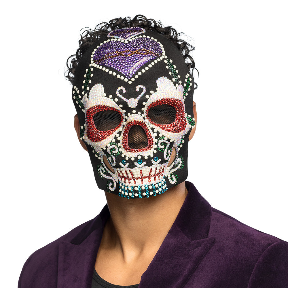 Deluxe Day of the Dead Face Mask - image 1