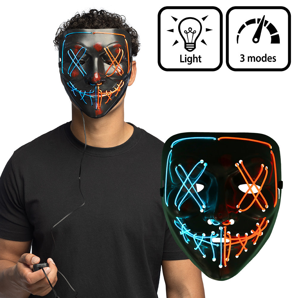 Killer Smile Duo LED Mask - image 1
