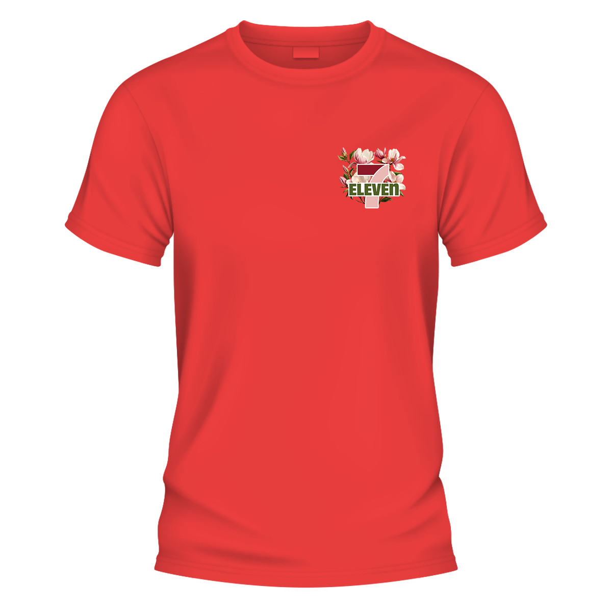 7-Eleven Floral Chest Logo T-Shirt – Vintage Meets Botanica - image 6