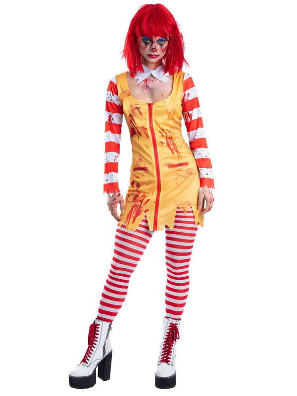 Kreepy Killer Clown Ladies Costume