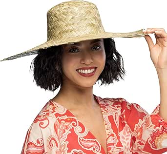 Straw Havana Beach Hat - image 1