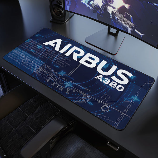 Airbus A380 Desk Pad Mouse Mat 90x40cm - image 1