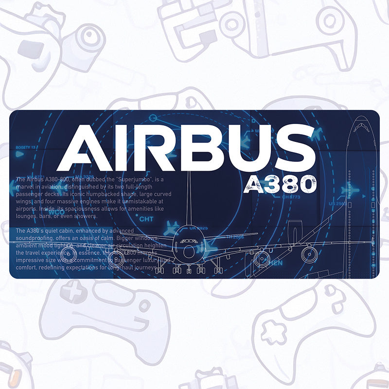 Airbus A380 Desk Pad Mouse Mat 90x40cm - image 2