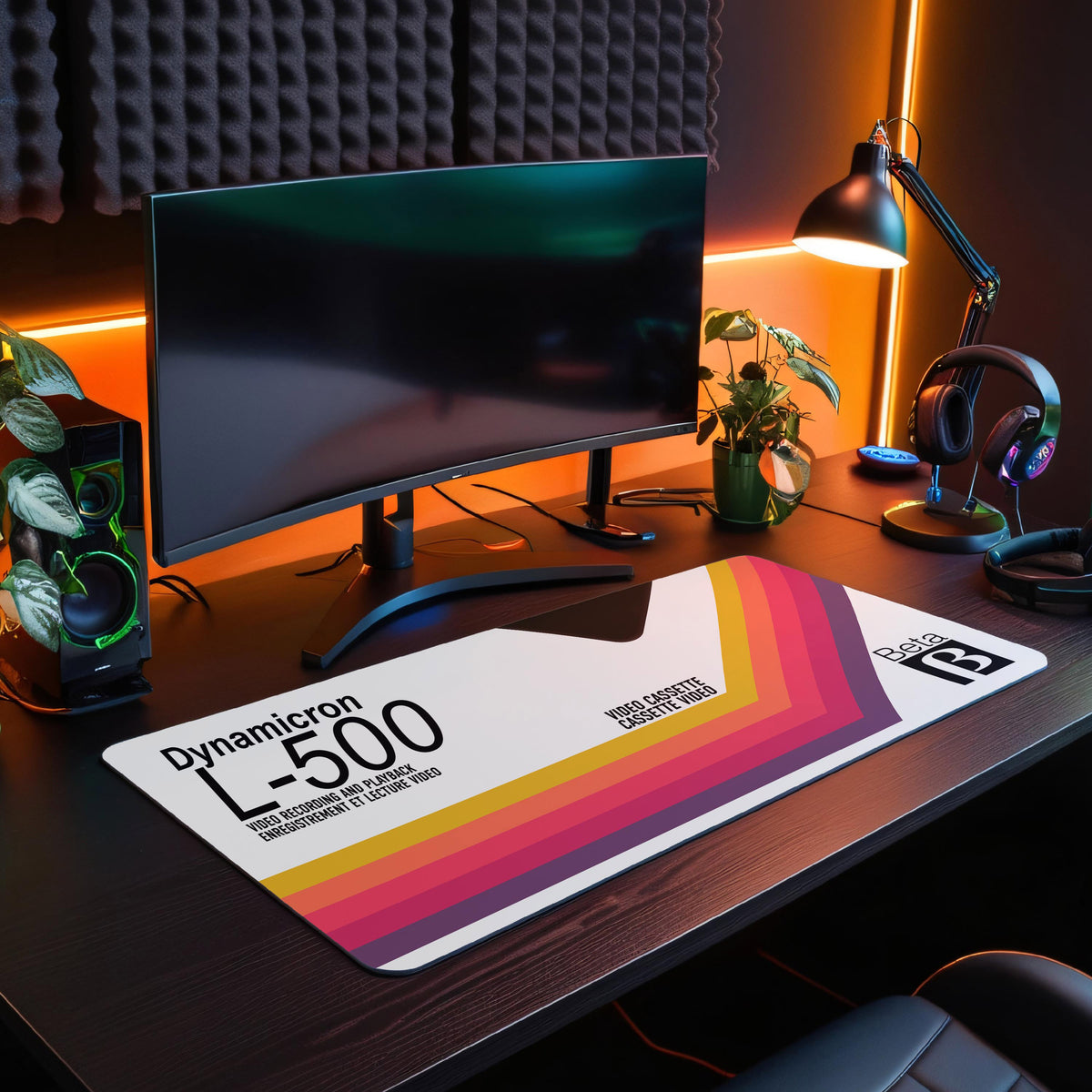 Betamax Retro Desk Pad Mouse Mat 90x40cm - image 2
