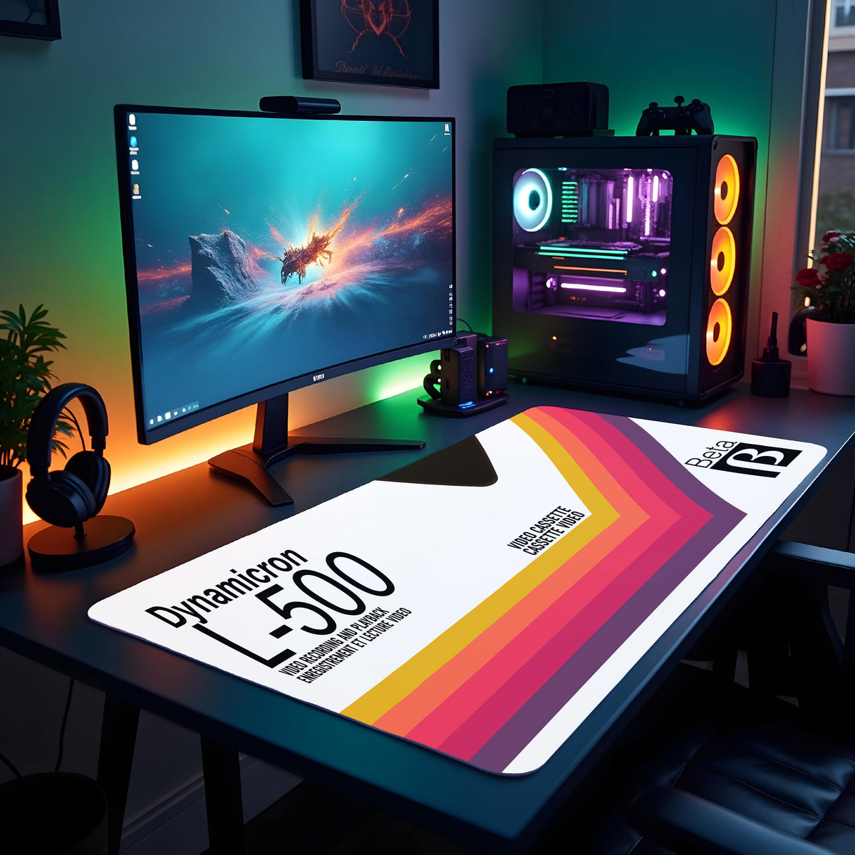 Betamax Retro Desk Pad Mouse Mat 90x40cm - image 5