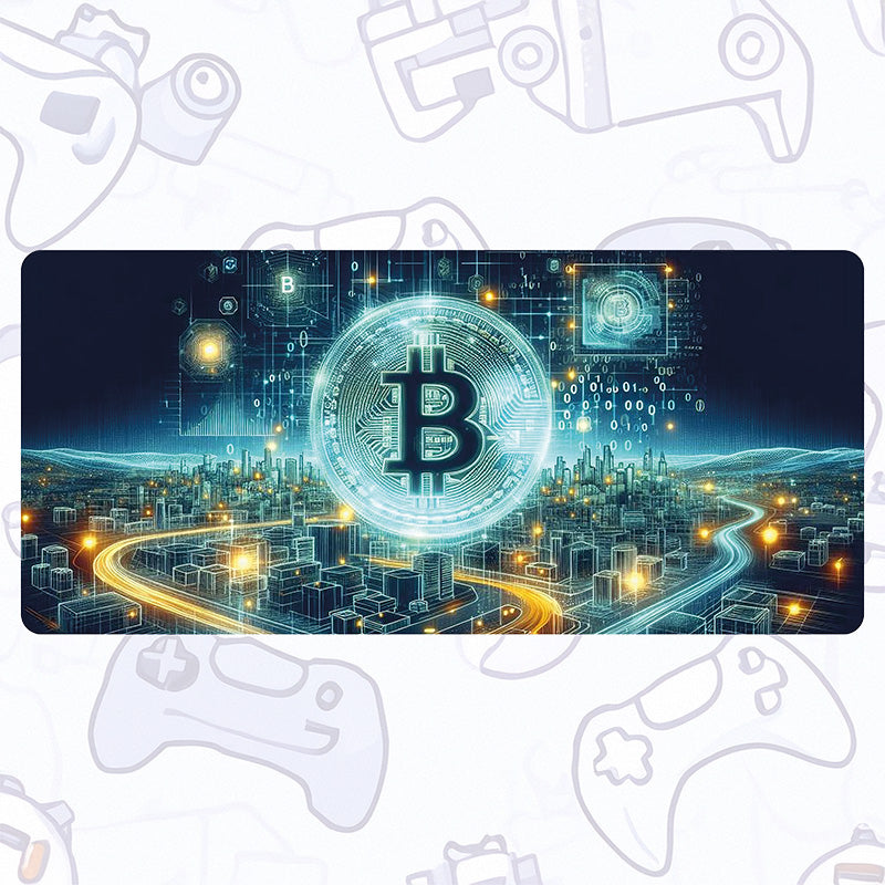 Bitcoin Deskpad Desk Pad Mouse Mat 90x40cm - image 2