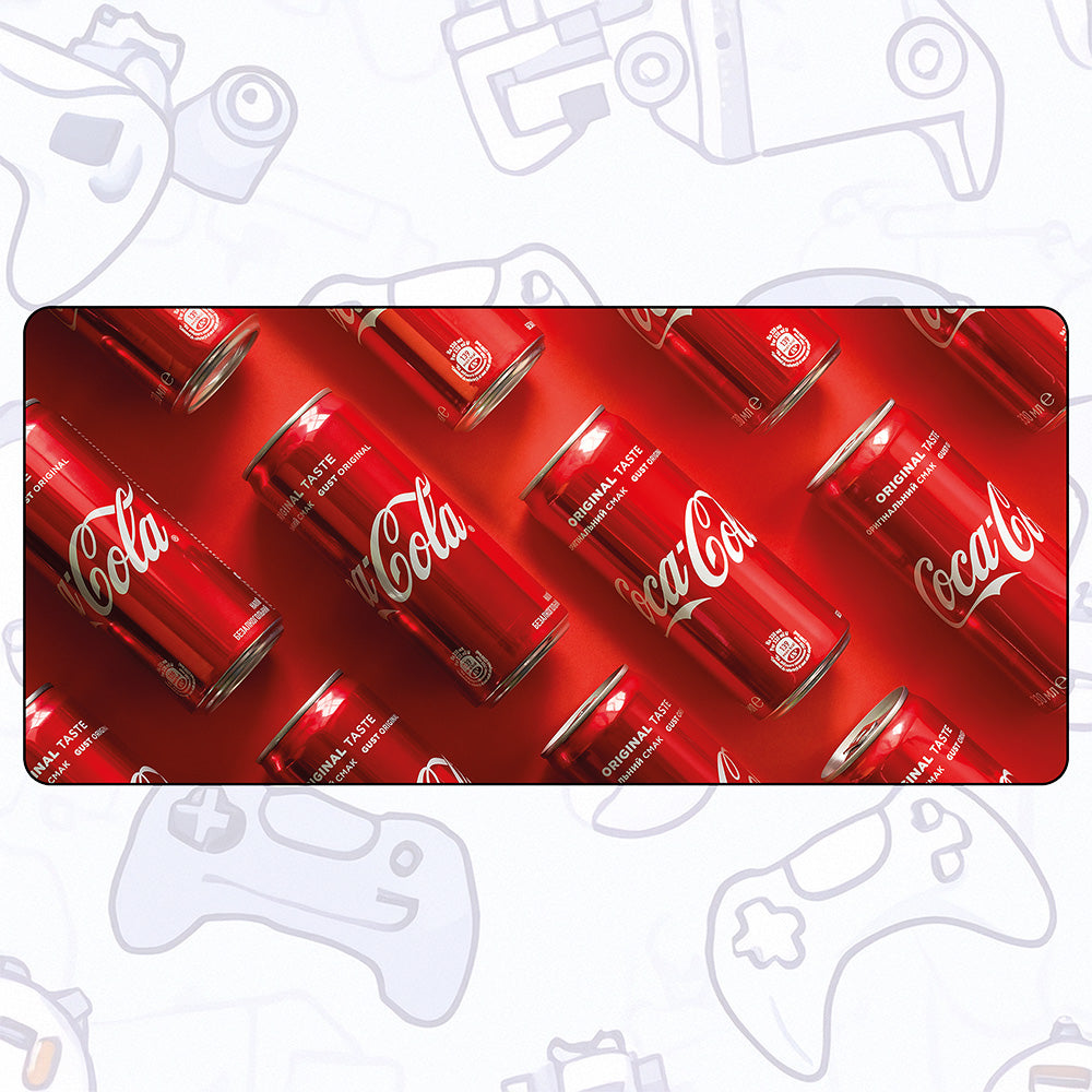 Coca Cola Cans Desk Pad Mouse Mat 90x40cm - image 2
