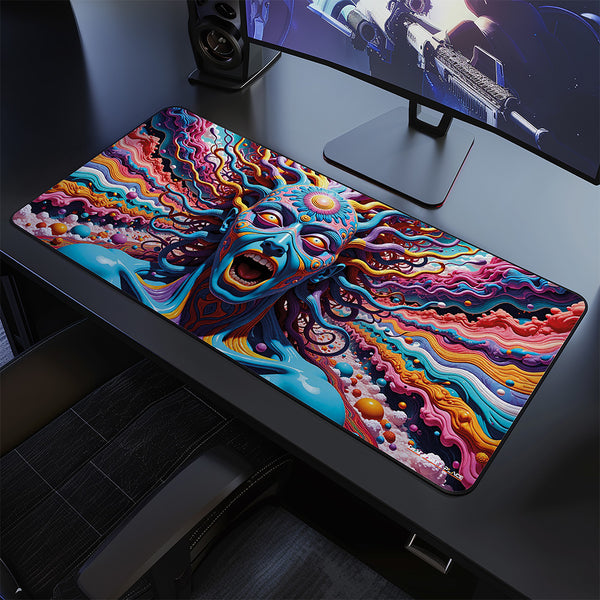 Face of Chaos Desk Pad Mouse Mat 90x40cm - image 1