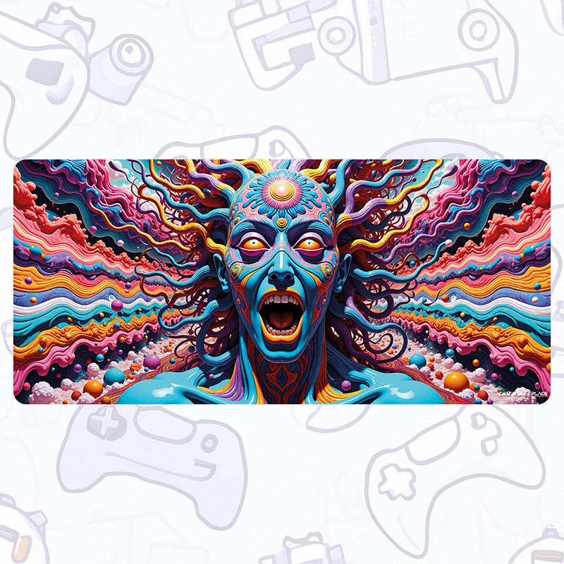 Face of Chaos Desk Pad Mouse Mat 90x40cm - image 2