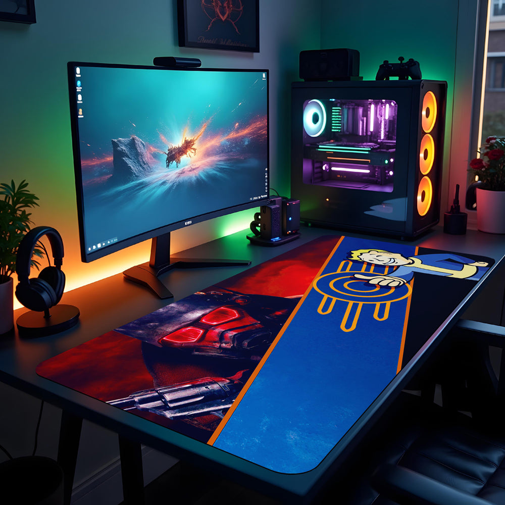 Fallout Vault Boy Desk Pad Mouse Mat v2 90x40cm - image 4