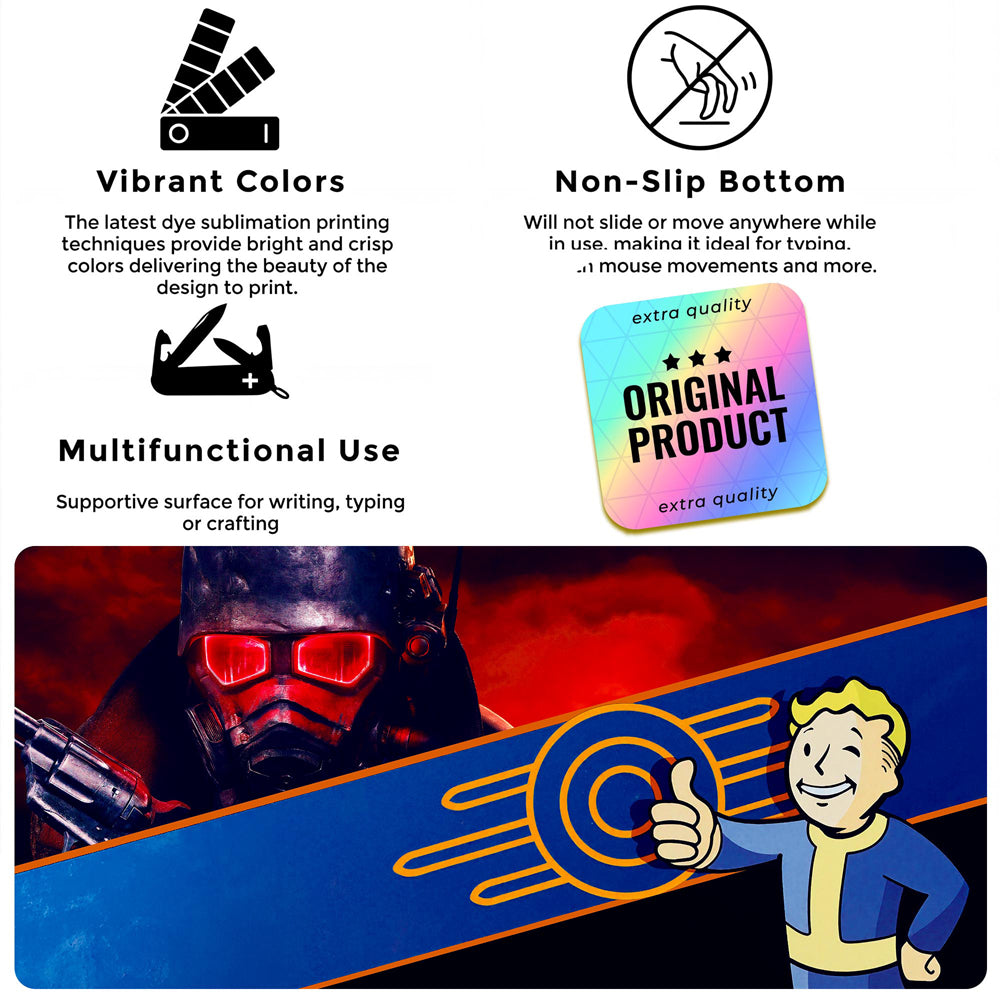 Fallout Vault Boy Desk Pad Mouse Mat v2 90x40cm - image 3