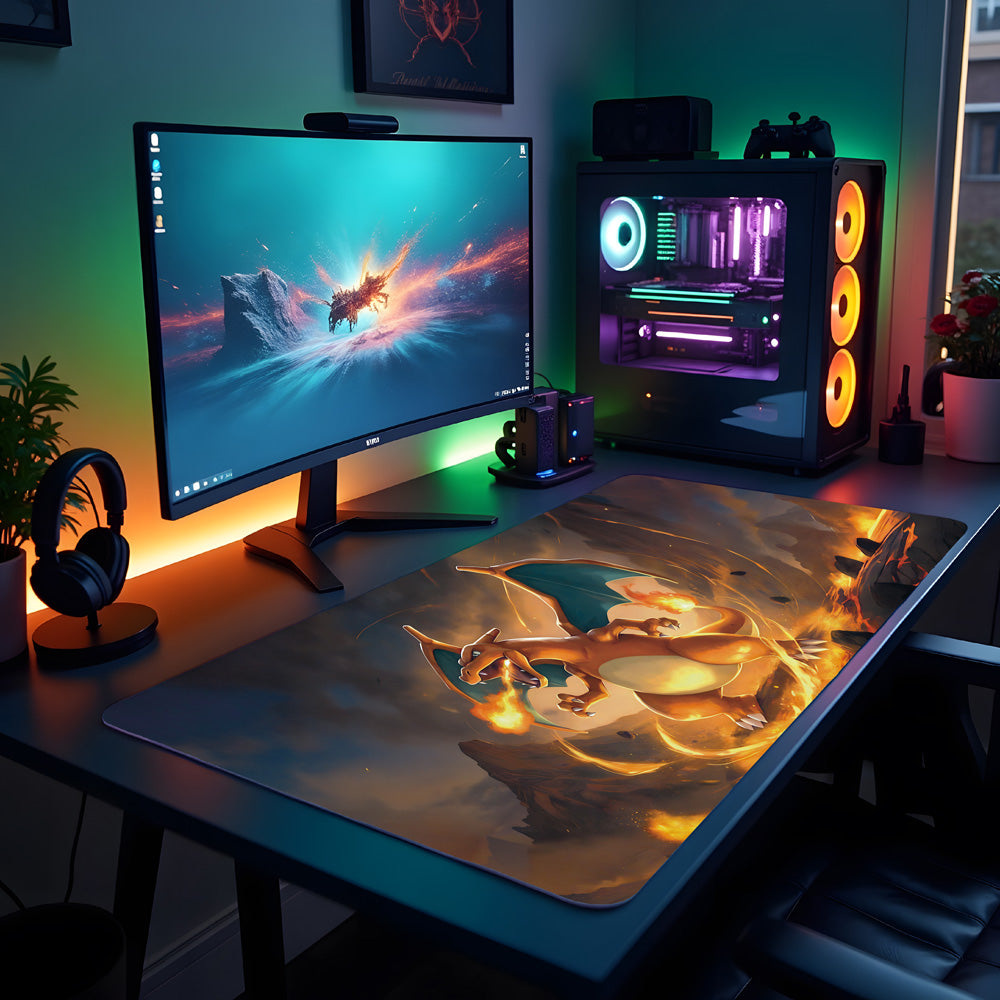 Flamin' Charz Desk Pad Mouse Mat 90x40cm - image 5