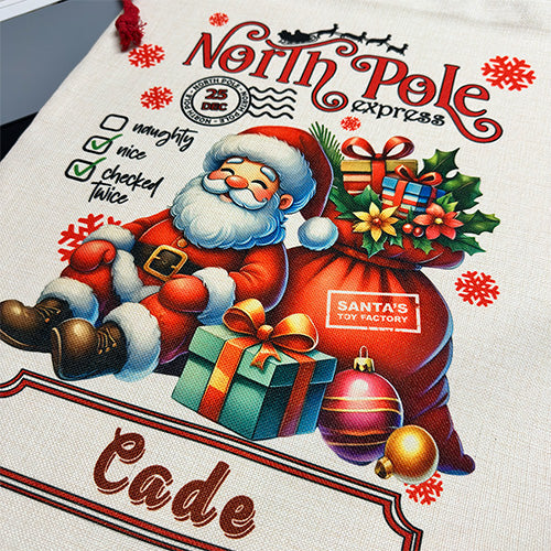 Christmas Santa Sack Customized - image 3