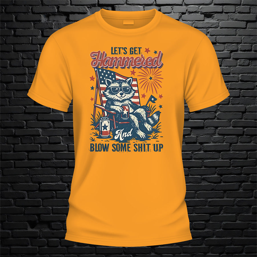 Lets Get Hammered 4th July Tshirt - image 2