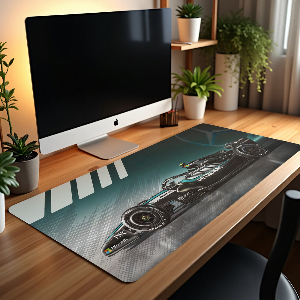 Mercedes AMG Petronas F1 Desk Pad Mouse Mat 90x40cm - image 6