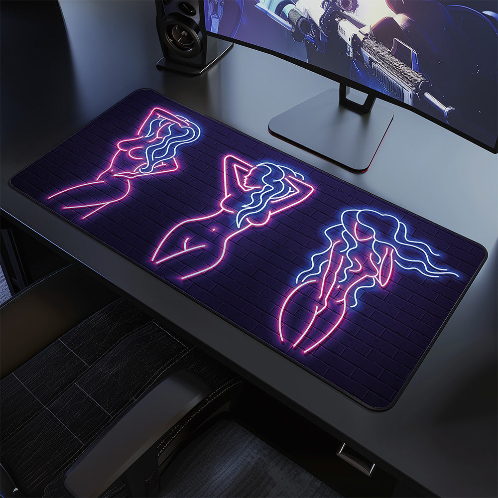 Glowing Strippers Desk Pad Mouse Mat 90x40cm - image 1