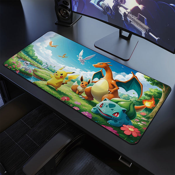 Pokemon Monsters Desk Pad Mouse Mat 90x40cm - image 1