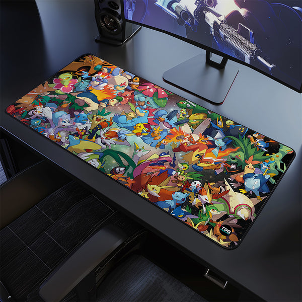 Pokemon Assemble Desk Pad Mouse Mat 90x40cm