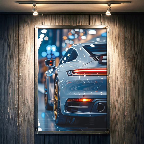 Porsche Booty Poster Wall Art, Modern Home Decor, Digital Print - image 1
