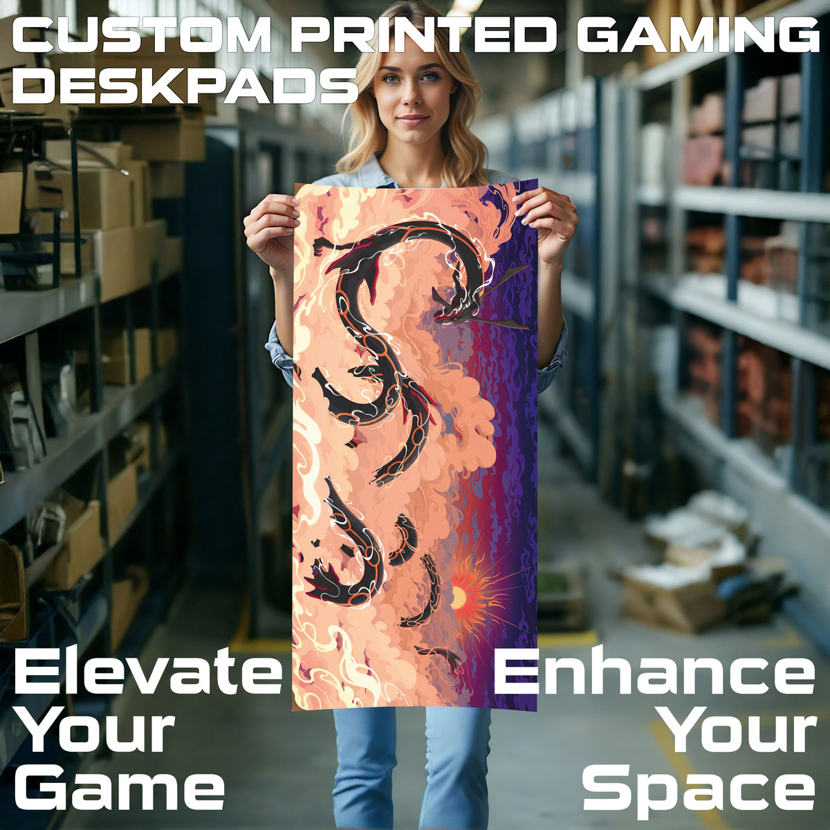 Rayquaza Desk Pad Mouse Mat 90x40cm - image 8