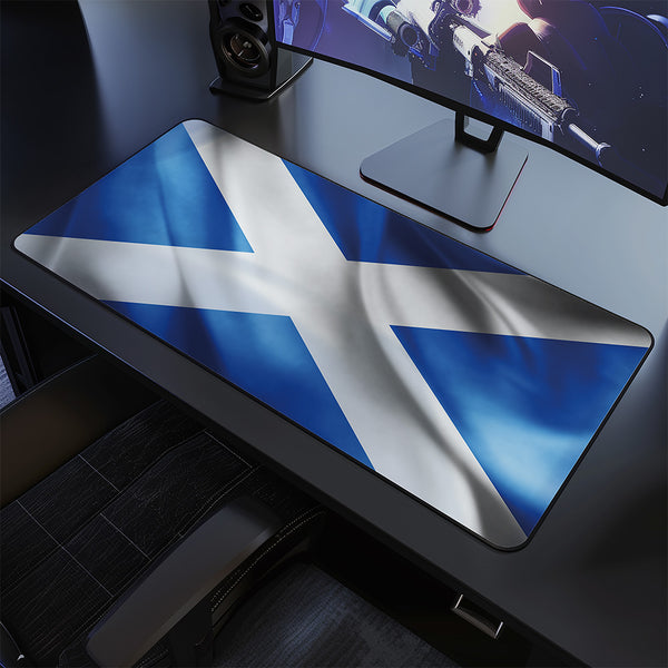 Scottish Flag Desk Pad Mouse Mat 90x40cm - image 1